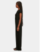 Urban Classics Jumpsuit Ladies Rib Wid Leg schwarz