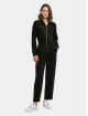 Urban Classics jumpsuit Ladies Velvet Rib zwart