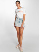 Urban Classics Jupe Lace Up Denim bleu