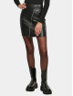 Urban Classics Jupe Ladies Synthetic Leather Biker noir