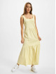 Urban Classics jurk Ladies 7/8 Length Valance Summer geel