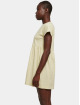Urban Classics jurk Ladies Organic Empire Valance geel