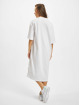 Urban Classics jurk Ladies Organic Long Oversized Tee wit