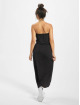 Urban Classics jurk Ladies Viscose Bandeau zwart