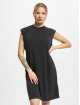 Urban Classics jurk Ladies Modal Padded Shoulder Tank zwart