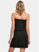 Urban Classics jurk Ladies Viscose Short Bandeau zwart