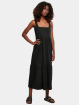 Urban Classics jurk Ladies 7/8 Length Valance Summer zwart