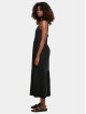 Urban Classics jurk Ladies 7/8 Length Valance Summer zwart