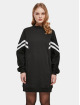 Urban Classics jurk Ladies Oversized College Sweat zwart