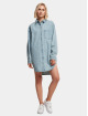 Urban Classics Kjoler Ladies Oversized Denim Shirt blå