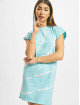 Urban Classics Kleid Tie Dye blau