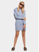 Urban Classics Kleid Ladies Organic Oversized Terry blau