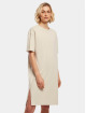 Urban Classics Kleid Ladies Organic Oversized Slit Tee khaki