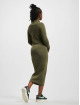 Urban Classics Kleid Ladies Turtleneck olive