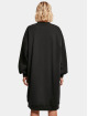 Urban Classics Kleid Ladies Organic Oversized Midi schwarz