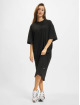 Urban Classics Kleid Ladies Organic Long Oversized schwarz