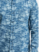 Urban Classics Koszule Printed Palm Denim niebieski