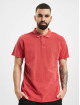 Urban Classics Koszulki Polo Garment Dye Pique czerwony