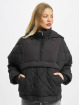 Urban Classics Kurtki przejściowe Ladies Oversized Diamond Quilted Pull Over czarny