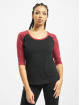 Urban Classics Langermet Ladies 3/4 Contrast Raglan svart