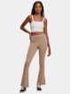 Urban Classics Legging Ladies Organic Stretch Jersey Bootcut beige