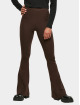 Urban Classics Legging Ladies Rib Knit Bootcut brun