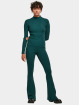 Urban Classics Legging Ladies Rib Knit Bootcut groen