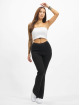 Urban Classics Legging Ladies Rib Knit Bootcut noir