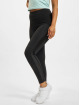 Urban Classics Legging Ladies Highwaist Shiny Stripe schwarz