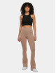 Urban Classics Legging/Tregging Ladies Organic Stretch Jersey Bootcut beige