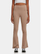 Urban Classics Legging/Tregging Ladies Organic Stretch Jersey Bootcut beige