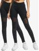 Urban Classics Legging/Tregging Ladies Tech Mesh 2-Pack black