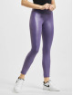 Urban Classics Legging Imitation Leather violet