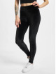 Urban Classics Legging Ladies High Waist Velvet zwart