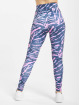 Urban Classics Leggings/Treggings High Waist Tie Dye blå