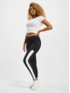 Urban Classics Leggings/Treggings Tech Mesh Striped Pocket czarny