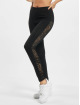 Urban Classics Leggings/Treggings Ladies Lace Striped czarny