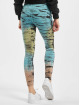 Urban Classics Leggings/Treggings Cotton Tie Dye High Waist svart