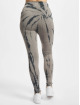 Urban Classics Leggings/Treggings Ladies Cotton Tie Dye High Waist szary
