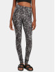 Urban Classics Leggingsit/Treggingsit Ladies Soft Aop musta