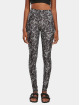Urban Classics Leggingsit/Treggingsit Ladies Soft Aop musta
