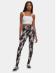 Urban Classics Leggingsit/Treggingsit Ladies Soft Aop musta