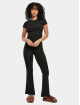 Urban Classics Leggingsit/Treggingsit High Waist Rib musta
