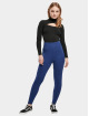 Urban Classics Leggingsit/Treggingsit Ladies High Waist Jersey sininen