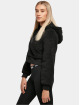 Urban Classics Lightweight Jacket Ladies Short Oversized Sherpa black