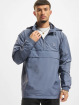 Urban Classics Lightweight Jacket Hidden Hood blue