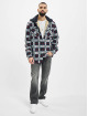 Urban Classics Lightweight Jacket Hooded Polar Fleece Overshirt blue