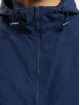 Urban Classics Lightweight Jacket Crinkle Panel blue