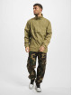 Urban Classics Lightweight Jacket Stand Up Collar Pull Over khaki