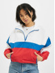 Urban Classics Lightweight Jacket 3-Tone Stand Up Collar Pull Over white